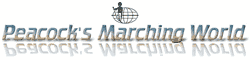 Peacocks marching world